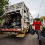 Recolectores de basura. Higiene urbana
